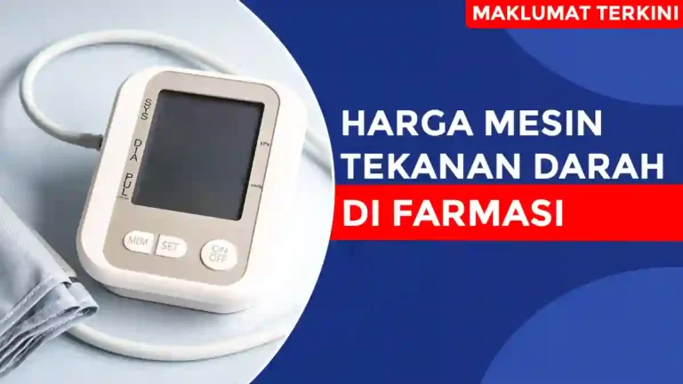 Harga Mesin Tekanan Darah Di Farmasi