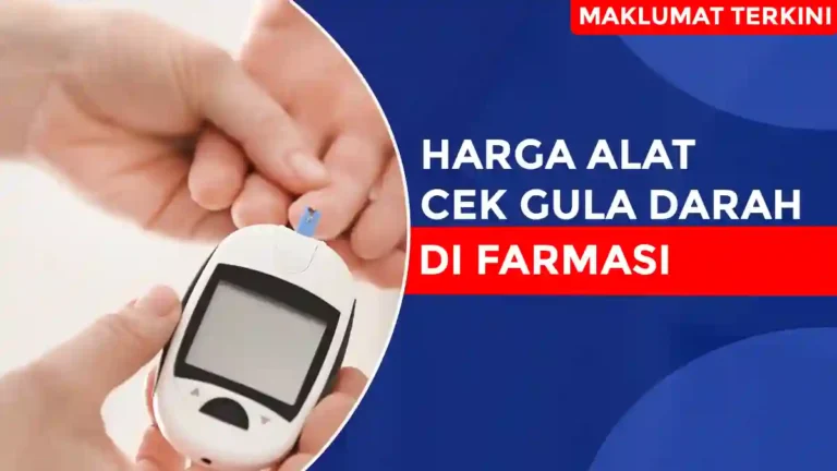 Harga alat cek gula darah di farmasi