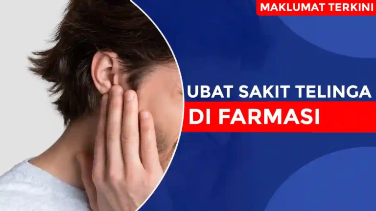 Ubat Sakit Telinga di Farmasi