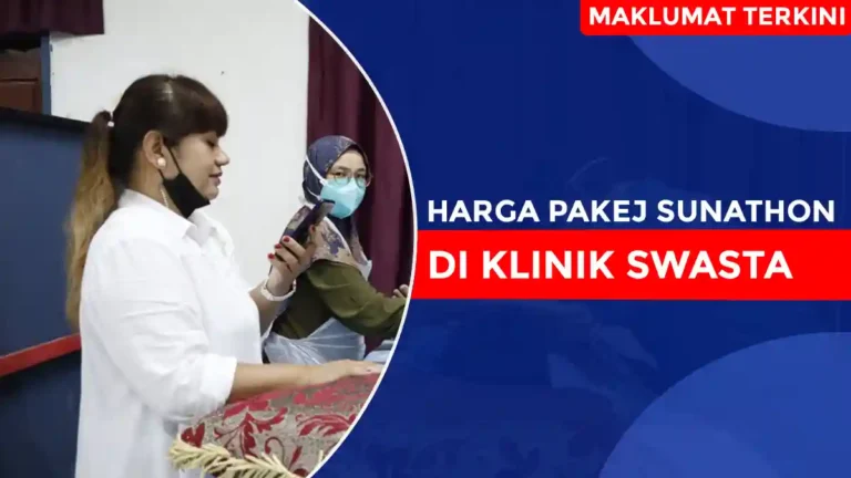 harga pakej sunathon di klinik swasta