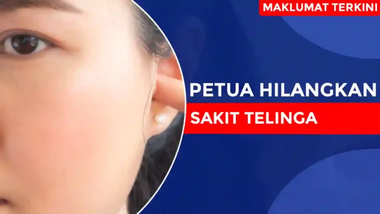 Petua Hilangkan Sakit Telinga