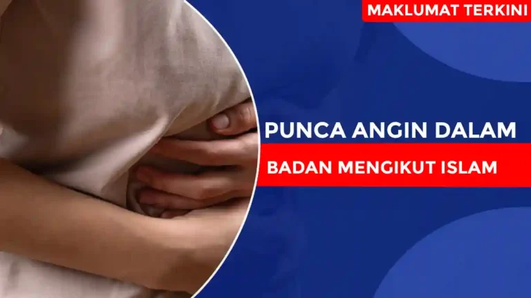Punca Angin Dalam Badan Mengikut Islam