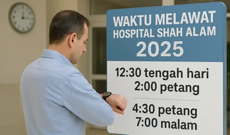 Waktu Melawat Hospital Shah Alam & Masa