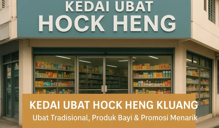 Kedai Ubat Hock Heng Kluang Lokasi & Waktu Operasi