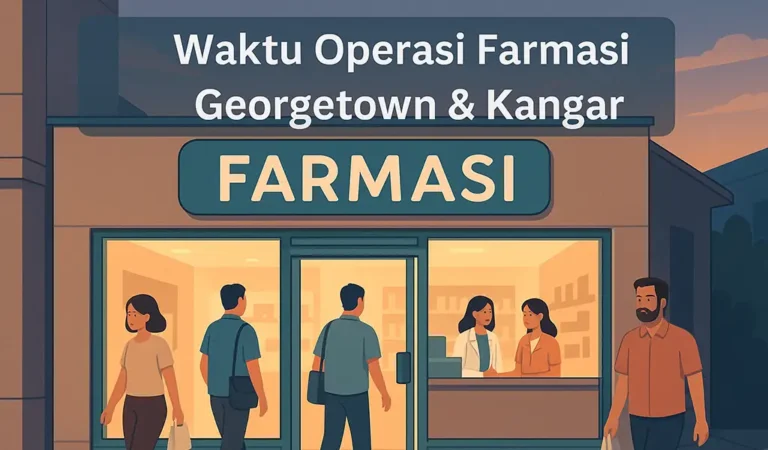 Waktu Operasi Farmasi Georgetown & Kangar