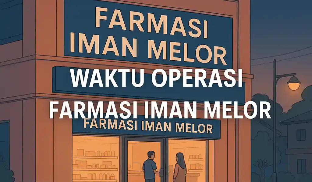 Waktu Operasi Farmasi Iman Melor Terkini
