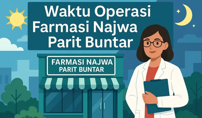 Waktu Operasi Farmasi Najwa Parit Buntar